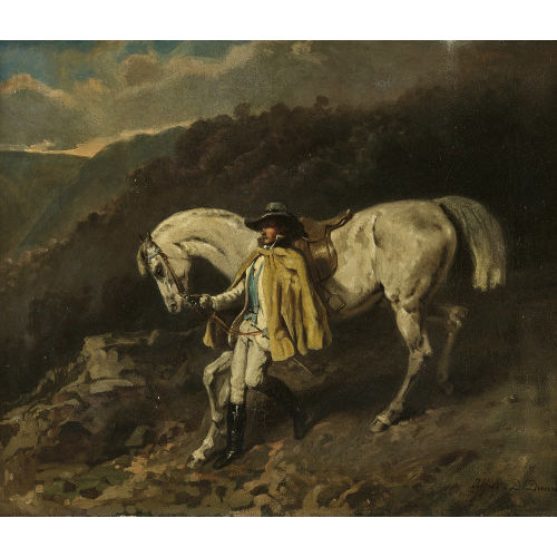 ALFRED (AUCH DE DREUX DEDREUX : Reiter mit Schimmel (DOBIASCHOFSKY AUKTIONEN AG)