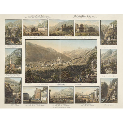 JOHANN BAPTIST ISENRING : 'Bellinzona' (DOBIASCHOFSKY AUKTIONEN AG)