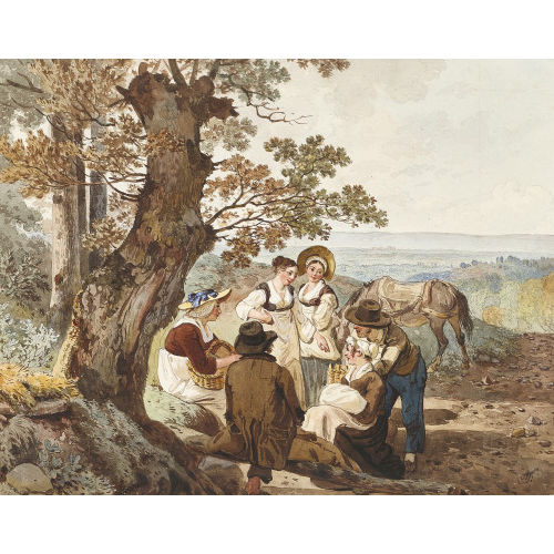 WOLFGANG ADAM T�PFFER : Rastende Bauern (DOBIASCHOFSKY AUKTIONEN AG)