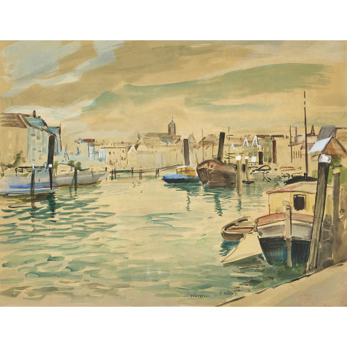 ERNST HUBER : 'Dordrecht' (DOBIASCHOFSKY AUKTIONEN AG)