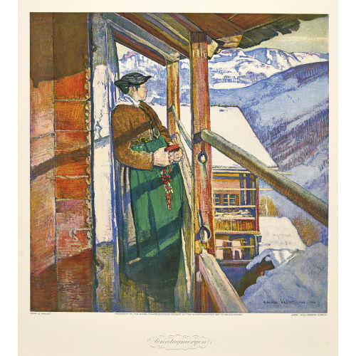 �DOUARD VALLET : 'Sonntagmorgen' (DOBIASCHOFSKY AUKTIONEN AG)