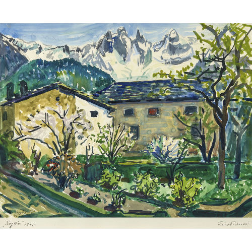 TURO (EIGTL. PEDRETTI PEDRETTI : 'Soglio' (DOBIASCHOFSKY AUKTIONEN AG)