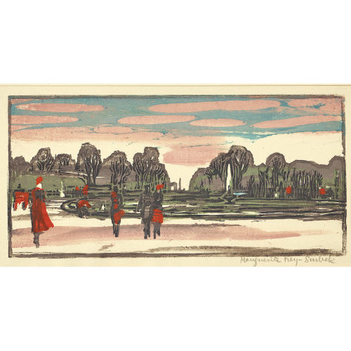 MARGUERITE FREY-SURBEK : 'Jardin des Tuileries' (DOBIASCHOFSKY AUKTIONEN AG)