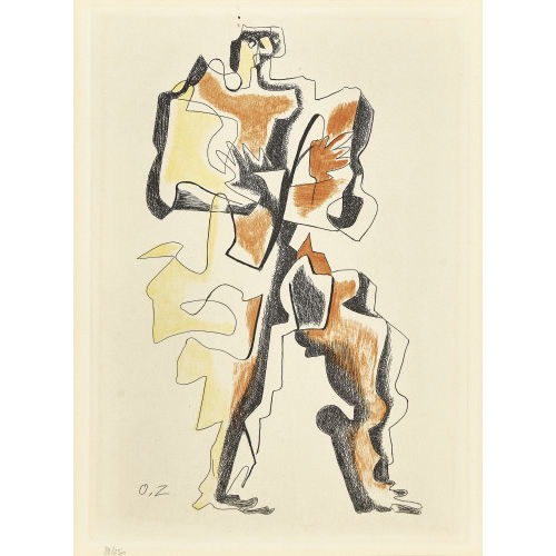 OSSIP ZADKINE : Fig�rliche Komposition (DOBIASCHOFSKY AUKTIONEN AG)