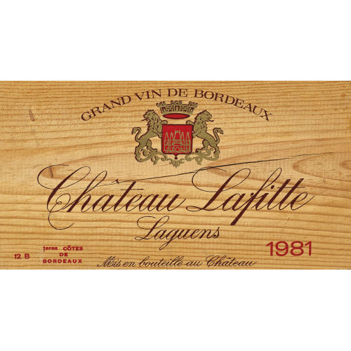CH�TEAU LAFITTE-LAGUENS : Premi�res C�tes de Bordeaux, 1981 (DOBIASCHOFSKY AUKTIONEN AG)