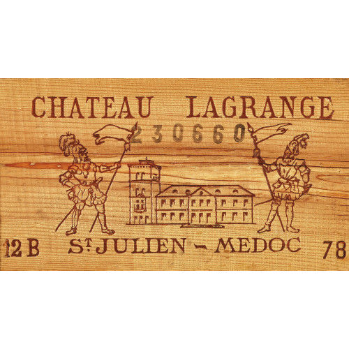 CH�TEAU LAGRANGE : Saint-Julien, Troisi�me Grand Cru Class�, 1978 (DOBIASCHOFSKY AUKTIONEN AG)