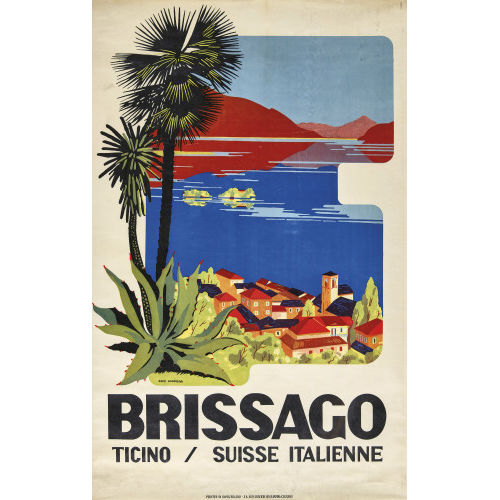 SEPP ANDEREGG : 'Brissago Ticino Suisse italienne' (DOBIASCHOFSKY AUKTIONEN AG)