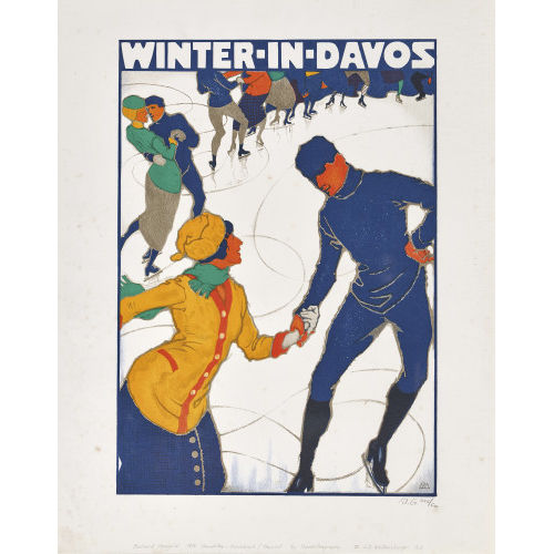 BURKHARD MANGOLD : 'Winter in Davos' (DOBIASCHOFSKY AUKTIONEN AG)