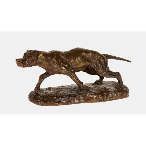THOMAS FRAN�OIS CARTIER : Chien de chasse (DOBIASCHOFSKY AUKTIONEN AG)
