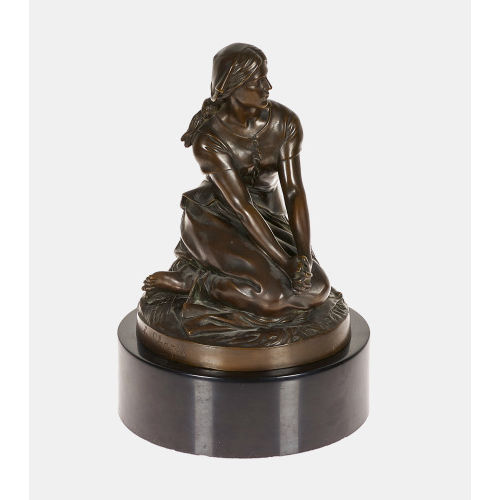 HENRI MICHEL ANTOINE CHAPU : 'Jeanne d'Arc � Domr�my' (DOBIASCHOFSKY AUKTIONEN AG)