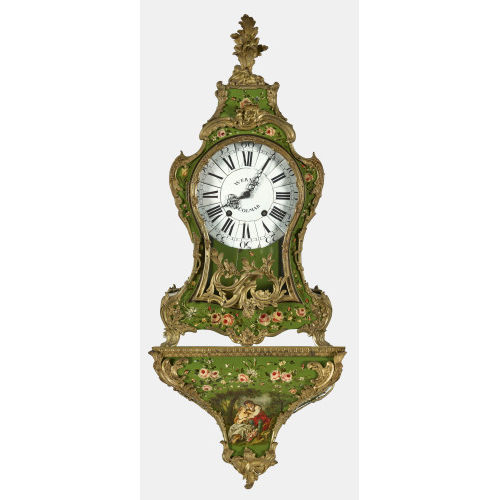 PRUNKPENDULE : Stil Louis XV, Colmar, um 1800 (DOBIASCHOFSKY AUKTIONEN AG)