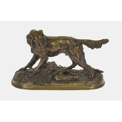 JULES MOIGNIEZ : 'Chien de chasse' (DOBIASCHOFSKY AUKTIONEN AG)
