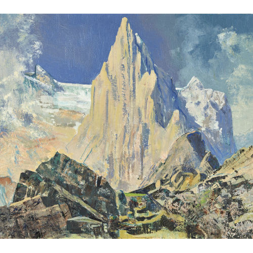 ALFRED GLAUS : 'Rosenlaui - Wellhorn' (DOBIASCHOFSKY AUKTIONEN AG)
