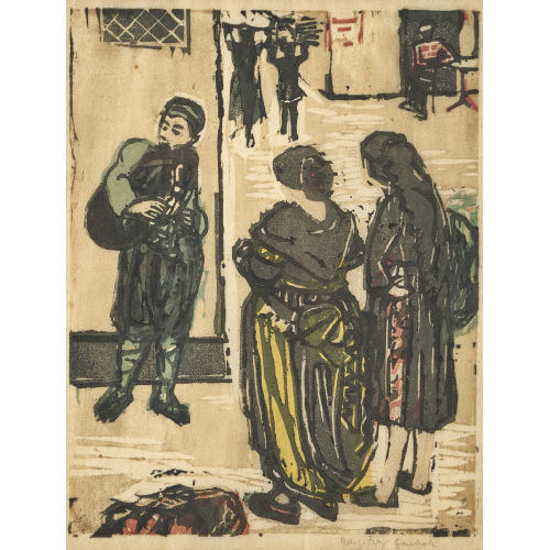 MARGUERITE FREY-SURBEK : Strassenszene (DOBIASCHOFSKY AUKTIONEN AG)