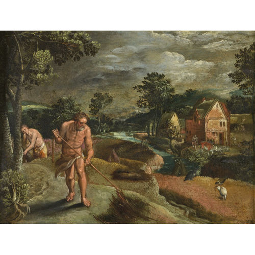 GILLIS MOSTAERT : Die Ernte (DOBIASCHOFSKY AUKTIONEN AG)