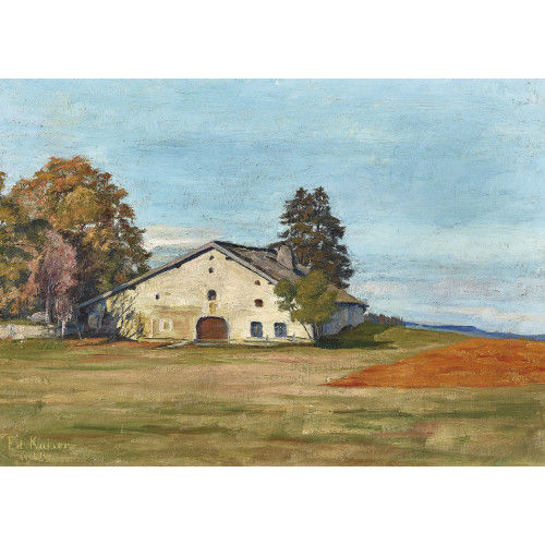 �DOUARD I KAISER : Jurassisches Bauernhaus (DOBIASCHOFSKY AUKTIONEN AG)