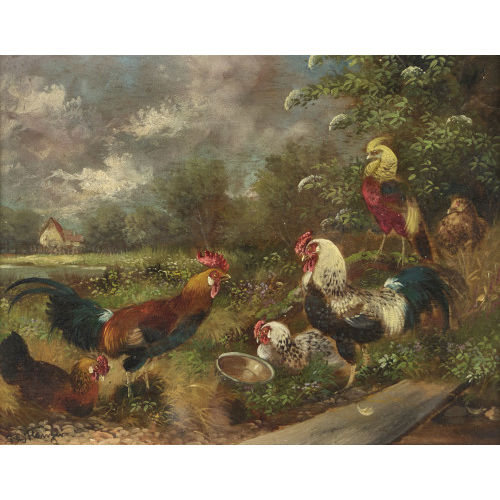 MAX I H�NGER : H�hnerhof (DOBIASCHOFSKY AUKTIONEN AG)