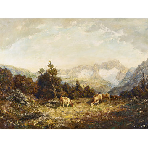 OTTO EDUARD PIPPEL : 'Sommer auf der Zwiselalm' (DOBIASCHOFSKY AUKTIONEN AG)