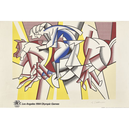 ROY LICHTENSTEIN : 'Los Angeles 1984 Olympic Games' (DOBIASCHOFSKY AUKTIONEN AG)