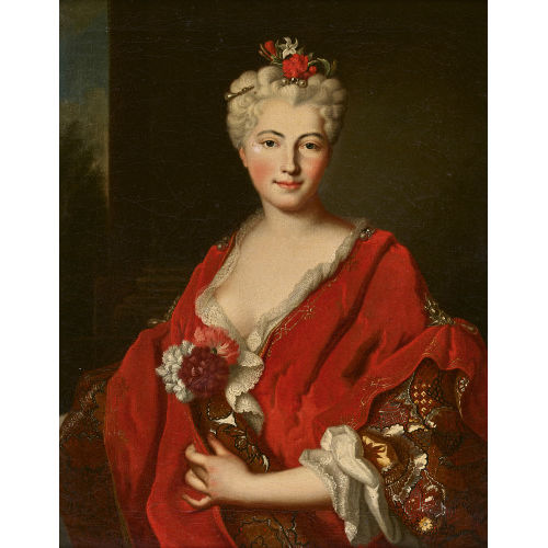 18. JH. DEUTSCHLAND : 'Portrait der Prinzessin Charlotte von Orl�ans' (DOBIASCHOFSKY AUKTIONEN AG)