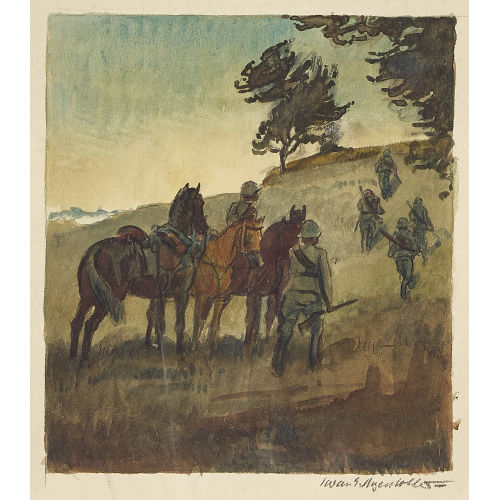 IWAN EDWIN HUGENTOBLER : 'Kavallerie' (DOBIASCHOFSKY AUKTIONEN AG)