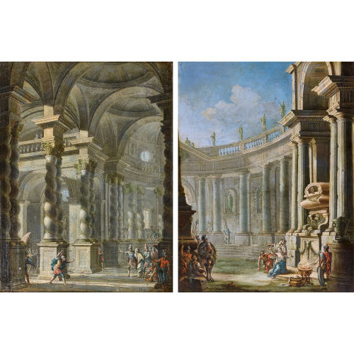 18. JH. ITALIEN : Mythologische Szenen. Gegenst�cke (DOBIASCHOFSKY AUKTIONEN AG)