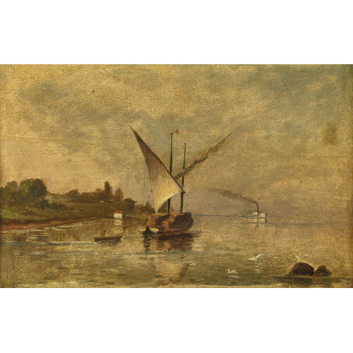 19. JH. SCHWEIZ : Bateaux sur le L�man (DOBIASCHOFSKY AUKTIONEN AG)