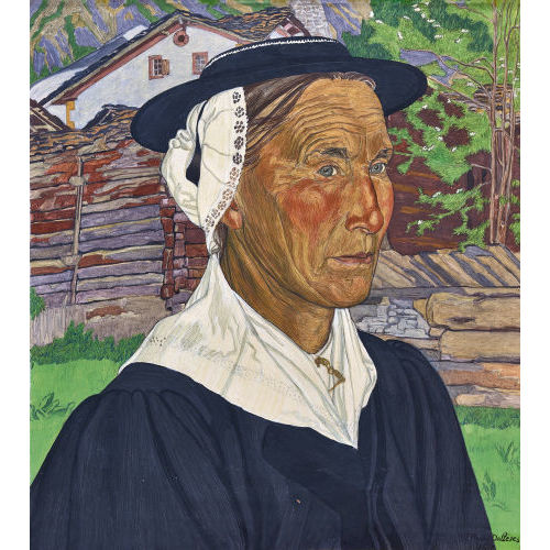 RAPHY DALL�VES : Portrait d'une valaisanne (DOBIASCHOFSKY AUKTIONEN AG)
