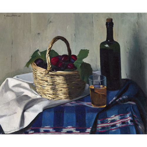 F�LIX VALLOTTON : 'Panier de prunes' (DOBIASCHOFSKY AUKTIONEN AG)