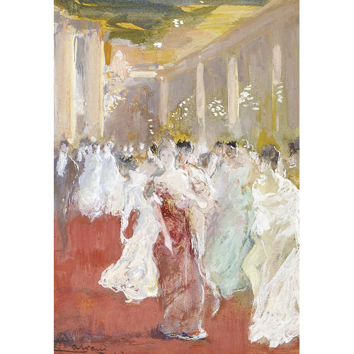 19./20. JH. ITALIEN : Damen am Festball (DOBIASCHOFSKY AUKTIONEN AG)