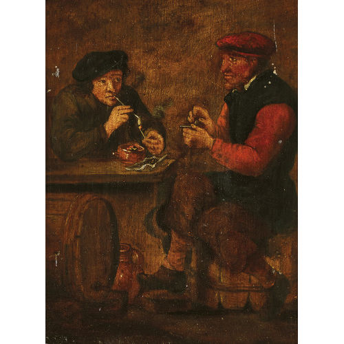 DAVID II TENIERS : Rauchende Bauern (DOBIASCHOFSKY AUKTIONEN AG)