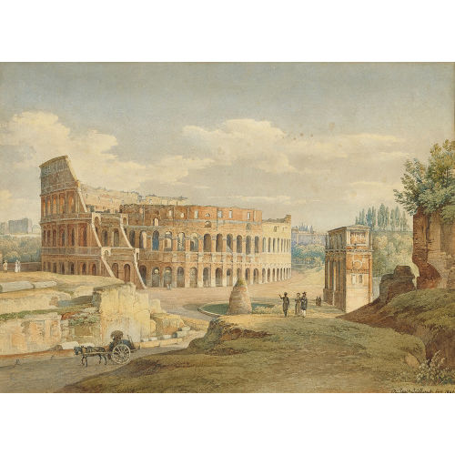 JACQUES-HENRI JUILLERAT : Das Kolosseum in Rom (DOBIASCHOFSKY AUKTIONEN AG)