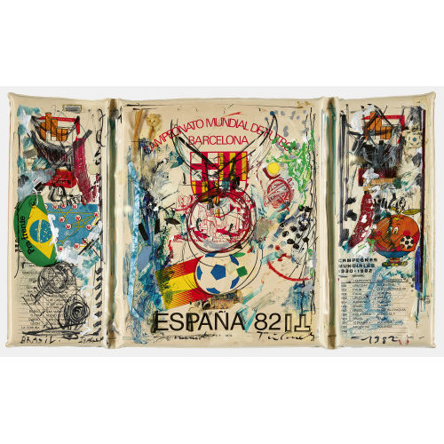 JEAN TINGUELY : 'Campeonato Mundial de Futbol Barcelona' (DOBIASCHOFSKY AUKTIONEN AG)