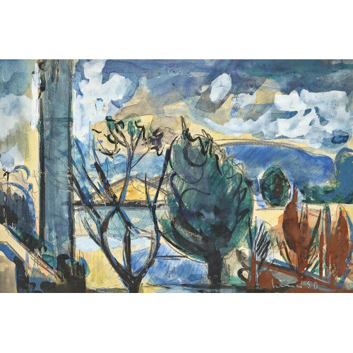 CARL WALTER LINER : Weite Landschaft (DOBIASCHOFSKY AUKTIONEN AG)