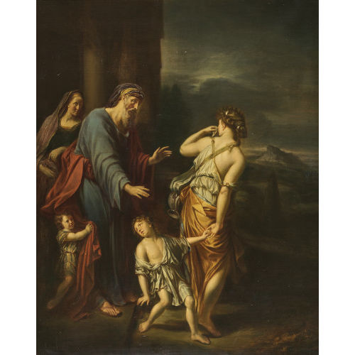 ADRIAEN VAN DER WERFF : Die Verstossung der Hagar (DOBIASCHOFSKY AUKTIONEN AG)