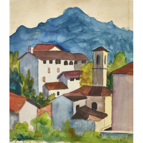 HERMANN HESSE : 'Muzzano' (DOBIASCHOFSKY AUKTIONEN AG)