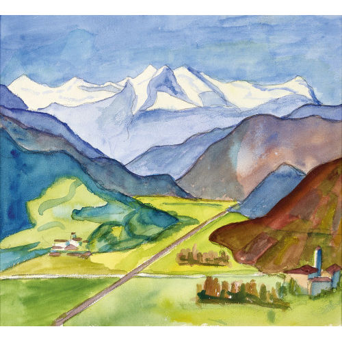 HERMANN HESSE : 'Agno-Tal und Verzasca-Berge' (DOBIASCHOFSKY AUKTIONEN AG)