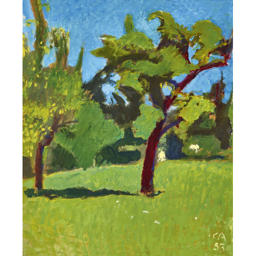 CUNO AMIET : 'Gr�n und Blau' (DOBIASCHOFSKY AUKTIONEN AG)