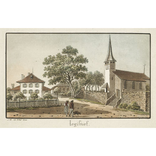 JAKOB SAMUEL WEIBEL : 'Iegistorf' (DOBIASCHOFSKY AUKTIONEN AG)