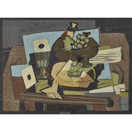 GEORGES BRAQUE : Nature morte (DOBIASCHOFSKY AUKTIONEN AG)