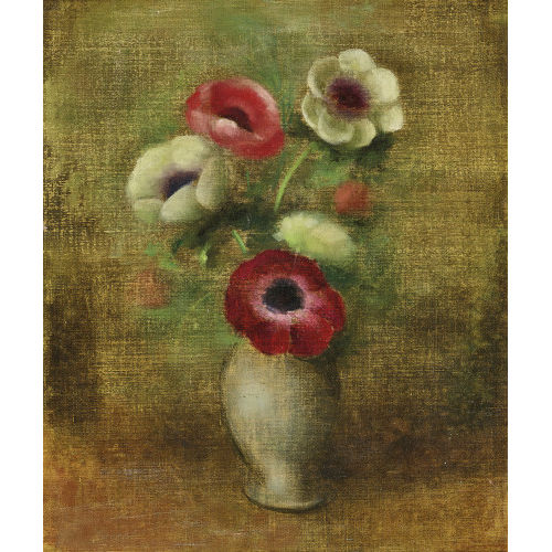 JOHANN WILHELM VON TSCHARNER : Anemonen in einer Vase (DOBIASCHOFSKY AUKTIONEN AG)