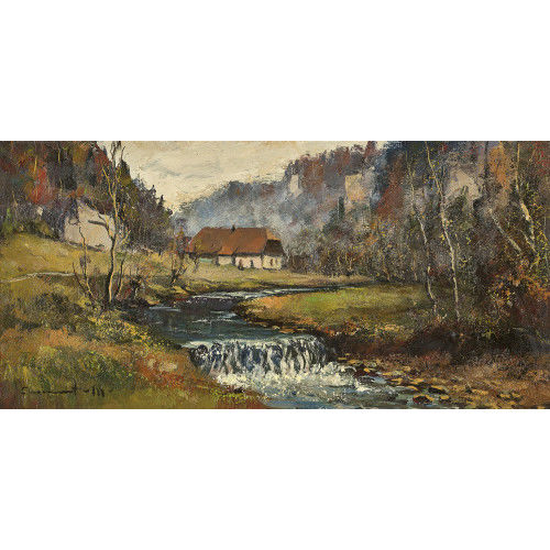 MAX CL�MENT : Herbstliche Bachlandschaft (DOBIASCHOFSKY AUKTIONEN AG)
