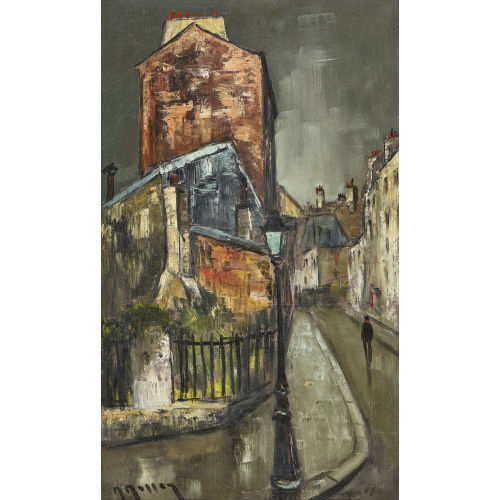 MARCEL MASSON : 'Rue d'Orchampt. Montmartre' (DOBIASCHOFSKY AUKTIONEN AG)