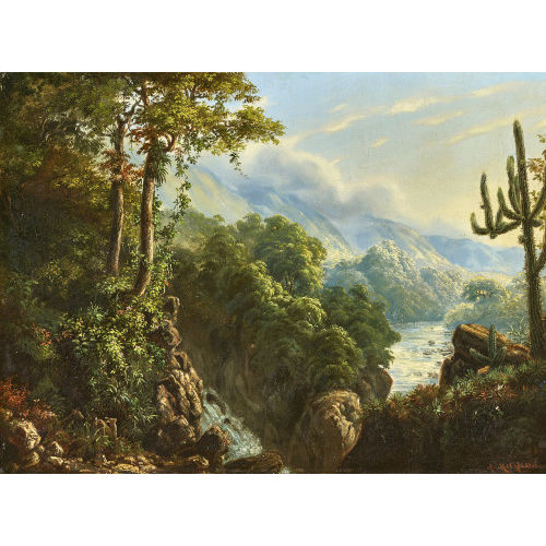 ADOLF METHFESSEL : S�damerikanische Landschaft (DOBIASCHOFSKY AUKTIONEN AG)