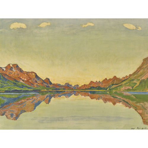 FERDINAND HODLER : 'Silvaplanersee' (DOBIASCHOFSKY AUKTIONEN AG)