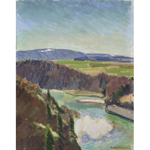 ERNEST HIRAM BR�LHART : Aarelandschaft (DOBIASCHOFSKY AUKTIONEN AG)