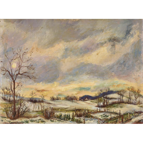 ARMAND NIQUILLE : Paysage hivernal (DOBIASCHOFSKY AUKTIONEN AG)