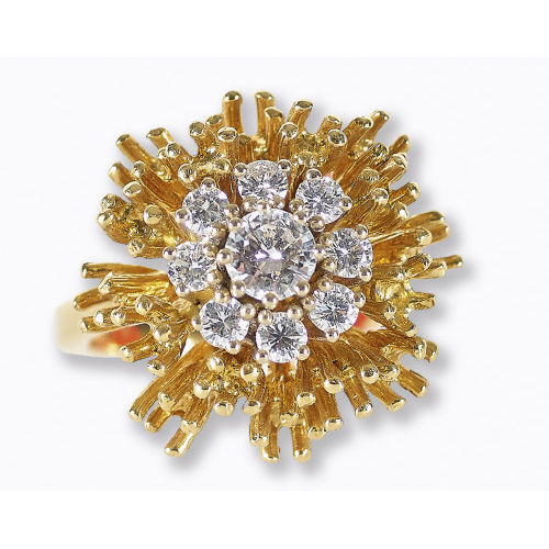 BRILLANT-RING : Bucherer, Basel (DOBIASCHOFSKY AUKTIONEN AG)