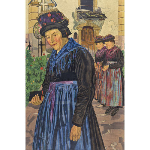 RAPHY DALL�VES : 'Apr�s l'office (H�r�mence)' (DOBIASCHOFSKY AUKTIONEN AG)