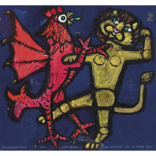 CELESTINO PIATTI : 'Hochzeitstanz von Z�rileuin und Basilisk' (DOBIASCHOFSKY AUKTIONEN AG)